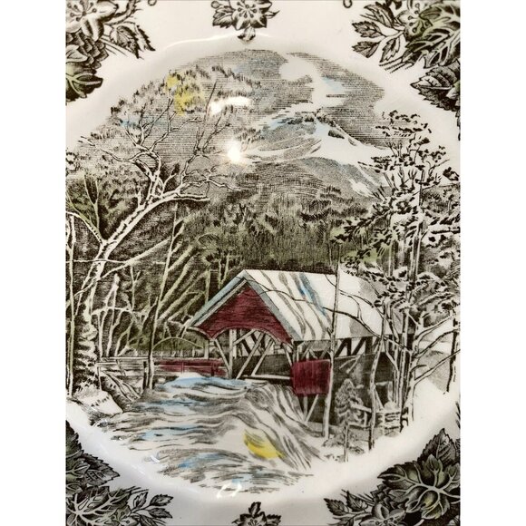 VTG Johnson Brothers Friendly Village Salad Plate, Cup & Saucer England Made - Picture 3 of 11